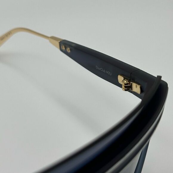 DIOR Sunglasses DIORCLUB M2U 31B0 Matte Navy Blue/Blue Unisex NEW - Picture 7 of 13
